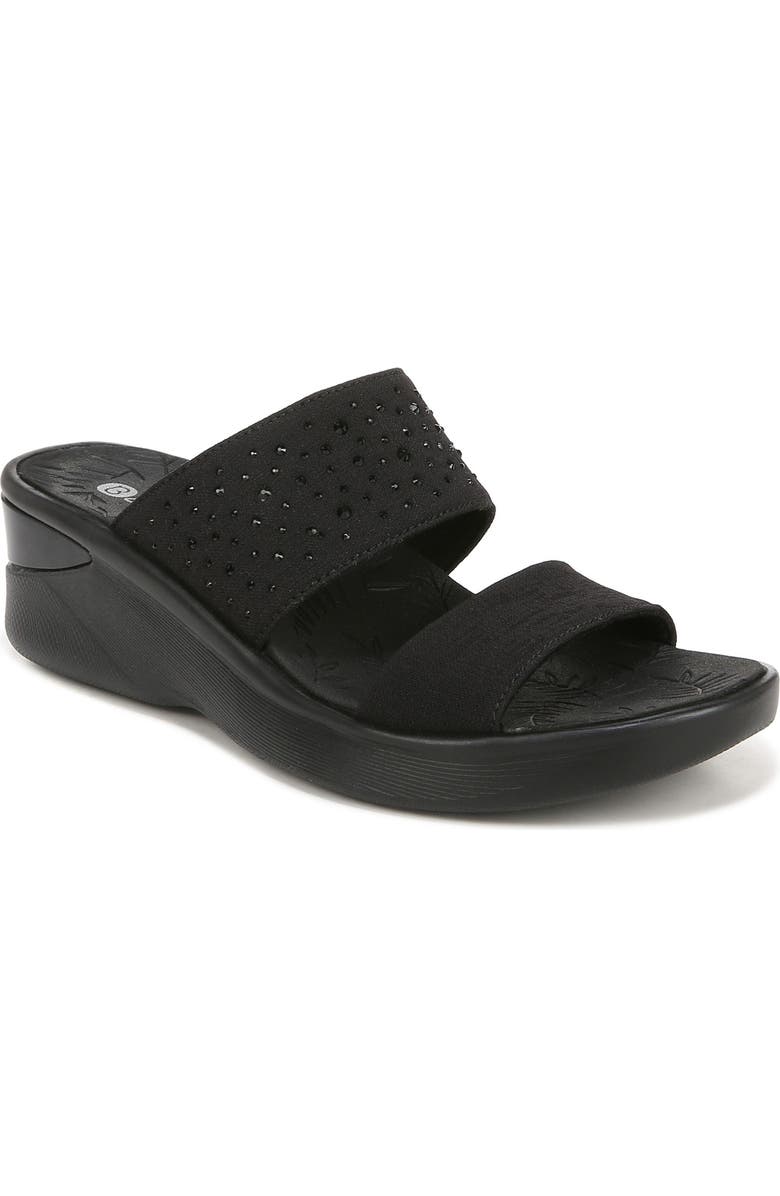 BZees Sienna Crystal Embellished Slide Sandal, Main, color,
