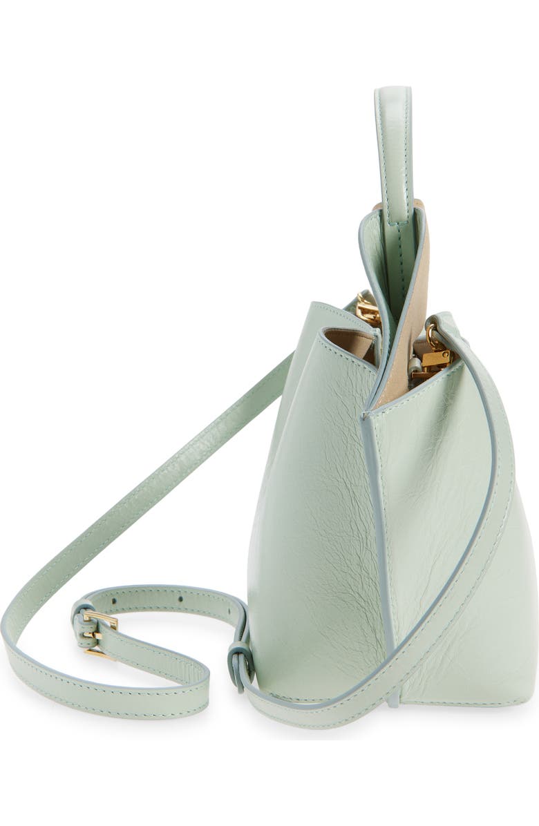 Ree Projects Mini Ann Leather Tote, Alternate, color, Ice Blue