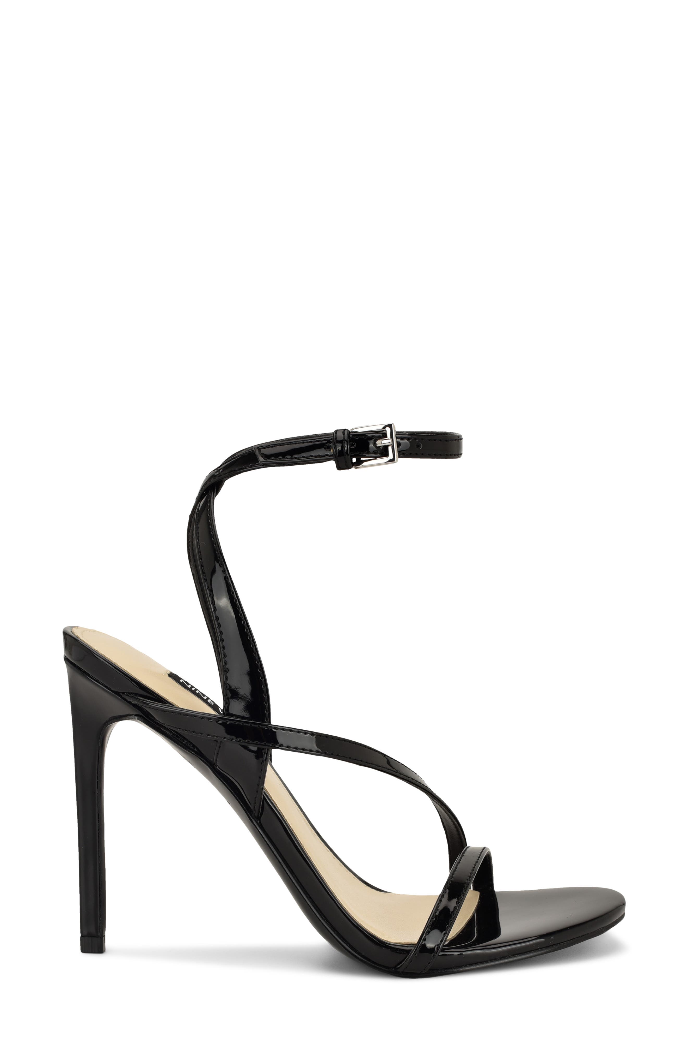 Nine West Miorla Ankle Strap Sandal, Alternate, color, Black