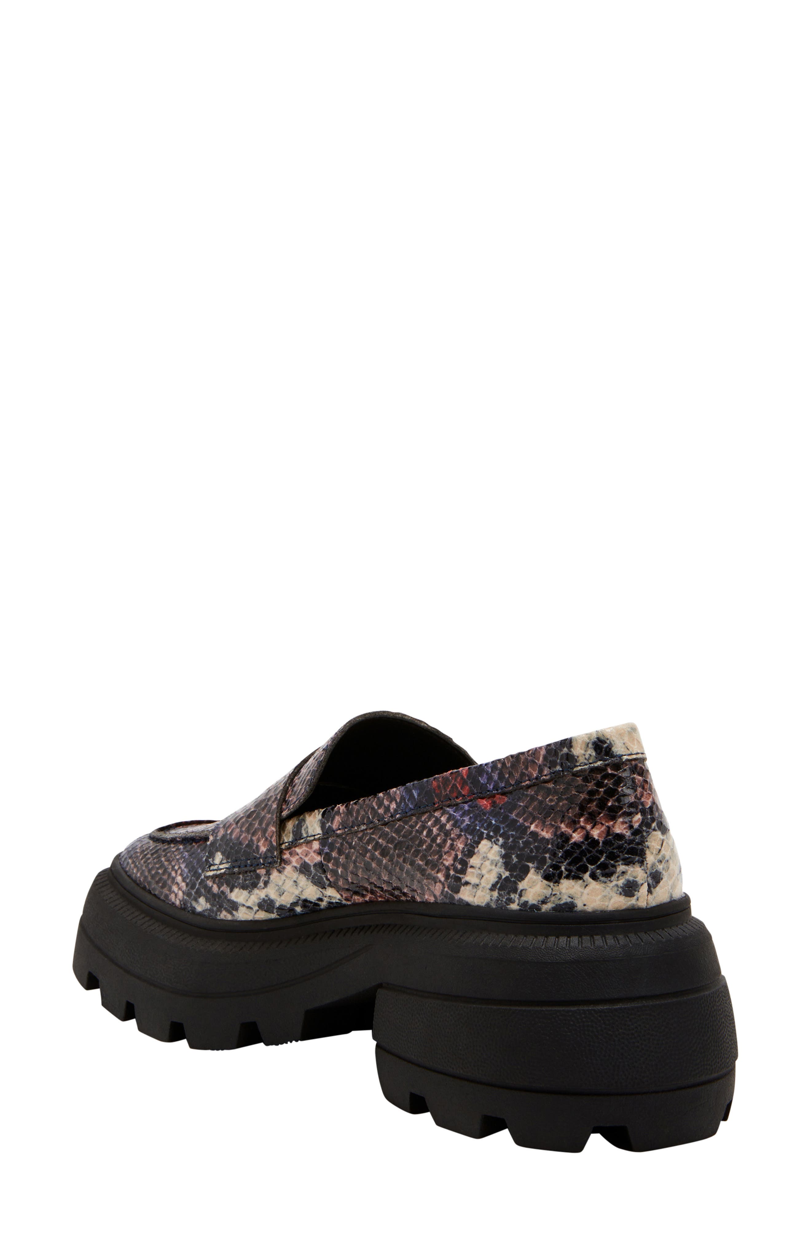 The Geli Combat Loafer, Alternate, color, RED MULTI