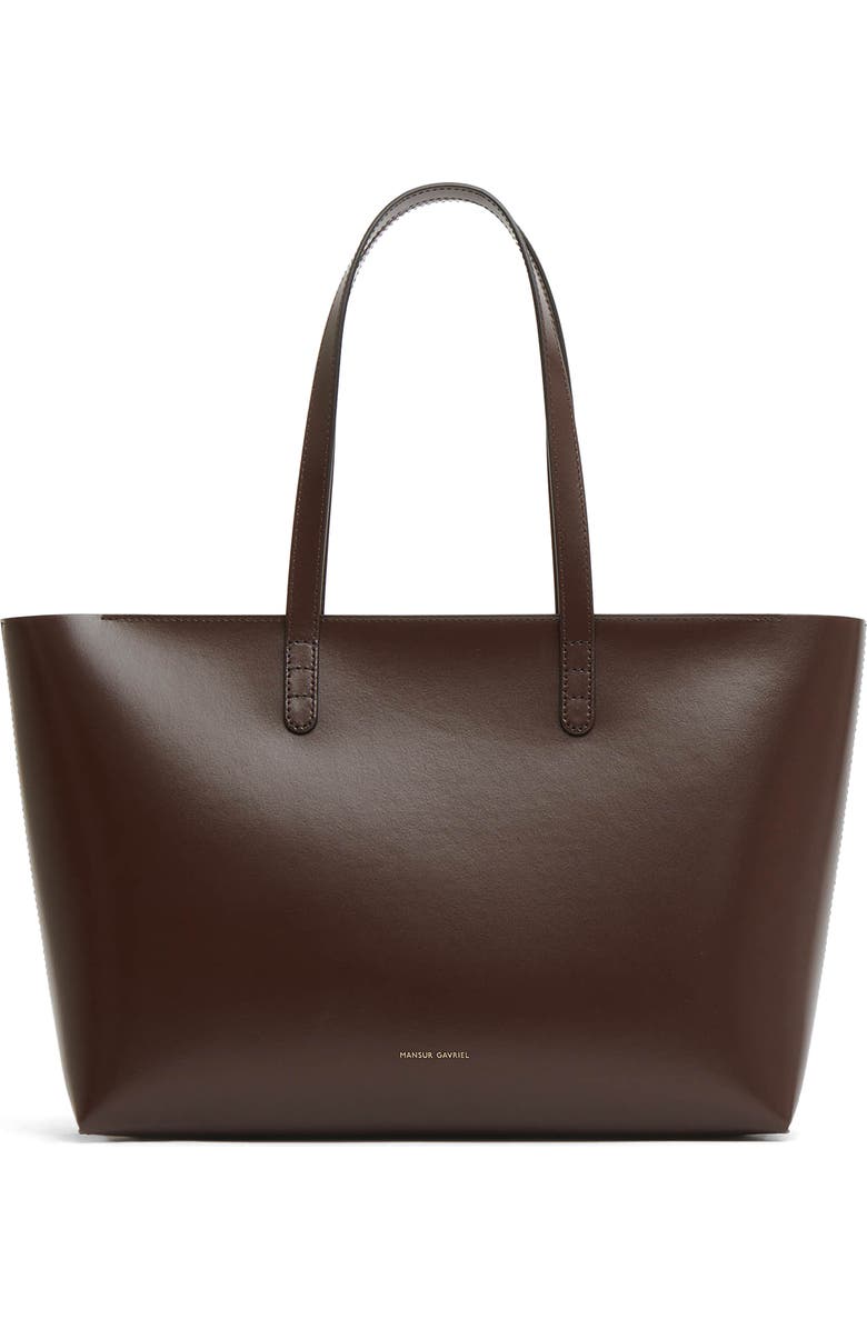 Mansur Gavriel Small Leather Zip Tote, Main, color,