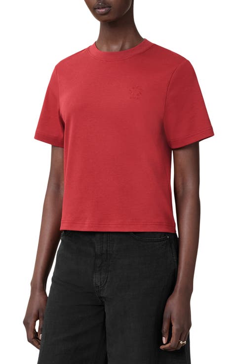 オールセインツ AllSaints Hatti Long Sleeve Tee レディース シャツ トップス Arabian Spice Red Women's AllSaints Tops | Nordstrom