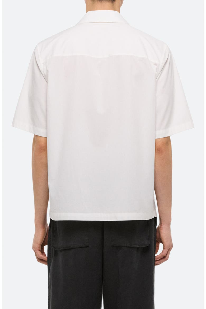 Boxy Soft Broad Poplin Camp Shirt, Alternate, color, WHITE - 100