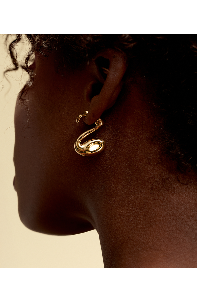 Hey Harper Flamingo Earrings, Alternate, color, Gold