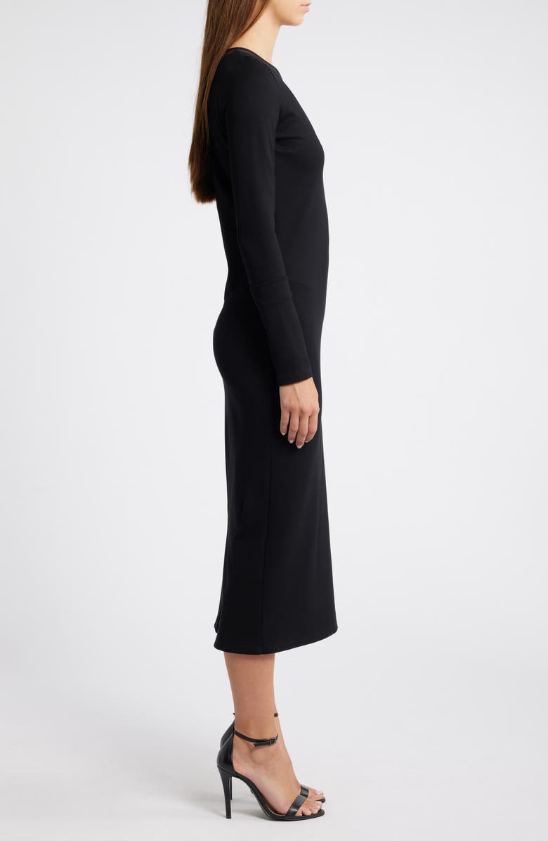 Marcella Nolita Sheer Long Sleeve Midi Dress, Alternate, color,