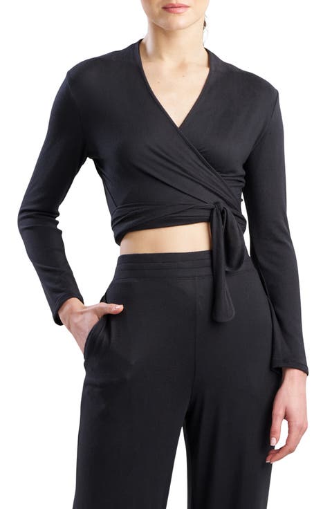 Cozy Essentials Wrap Top