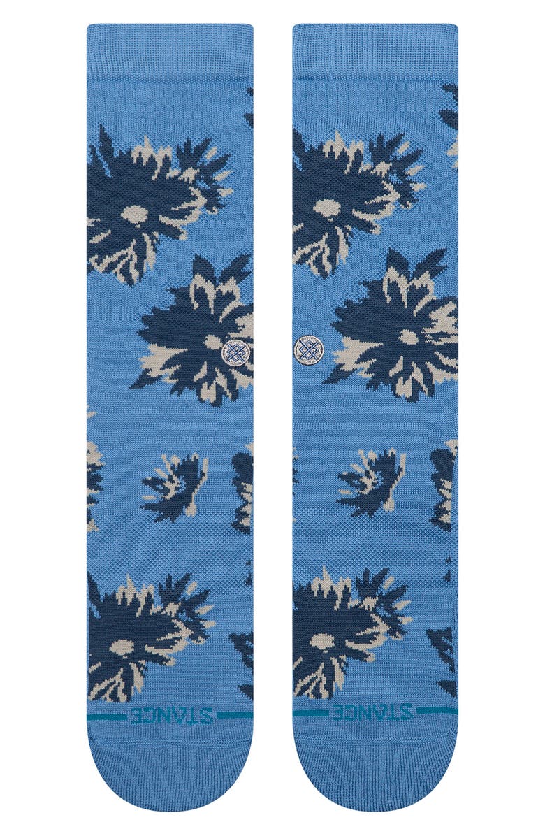 Stance Replica Cotton Blend Crew Socks, Alternate, color, Blue