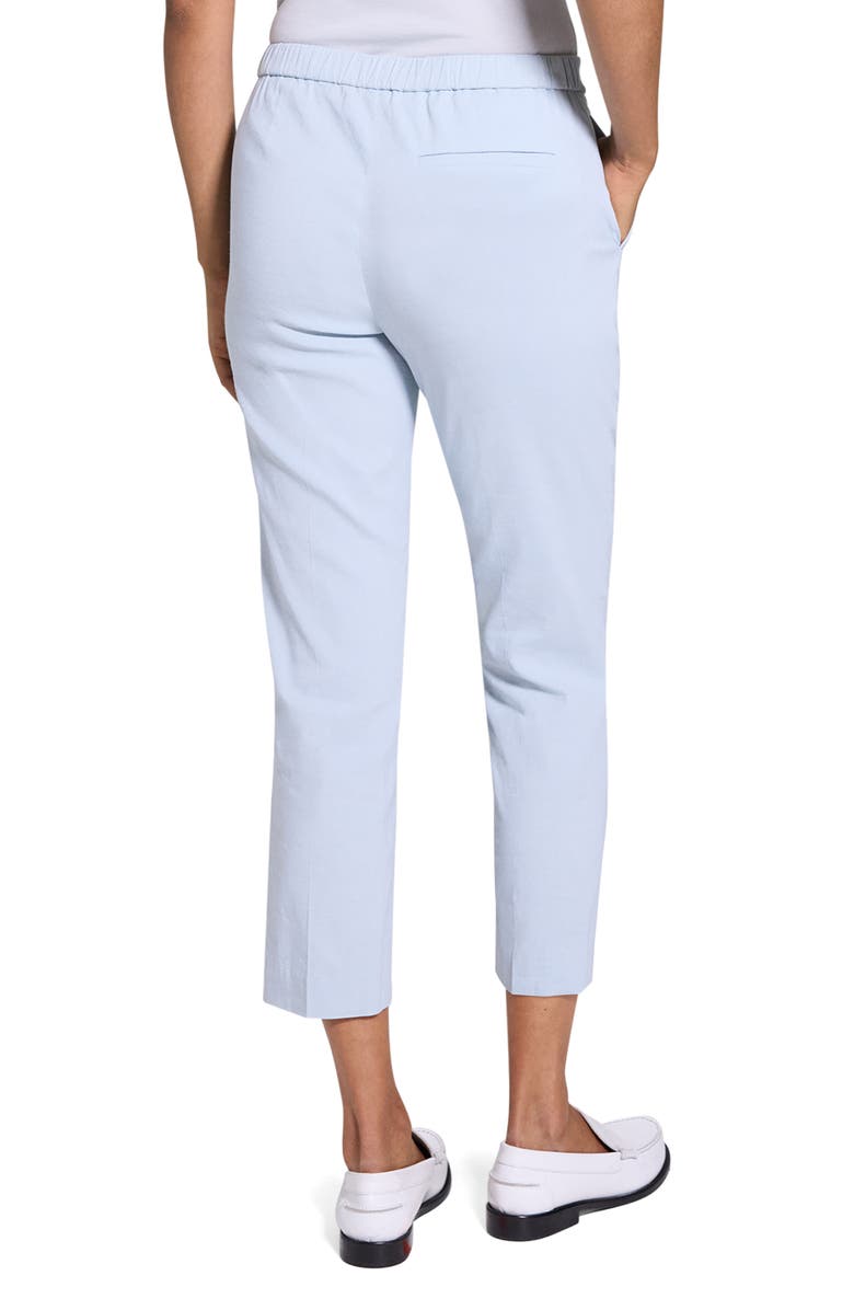 Theory Treeca Pull-On Pants, Alternate, color, Pearl Blue