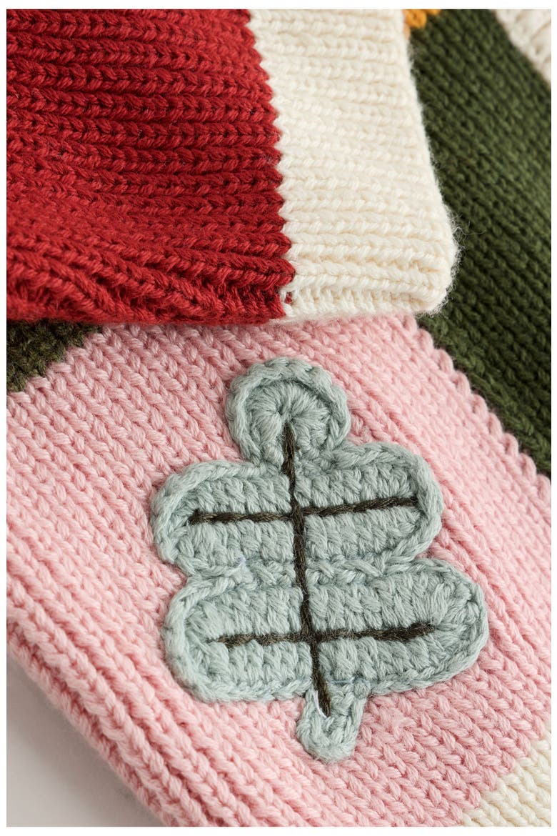 Kids' Colorblock Appliqu Cardigan, Alternate, color, RED