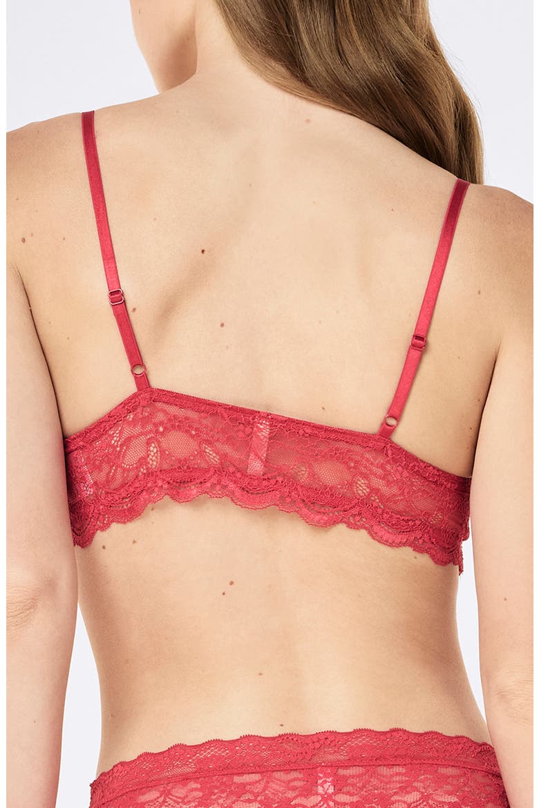 Lulu Lace Bralette, Alternate, color, AMOUR ROSE