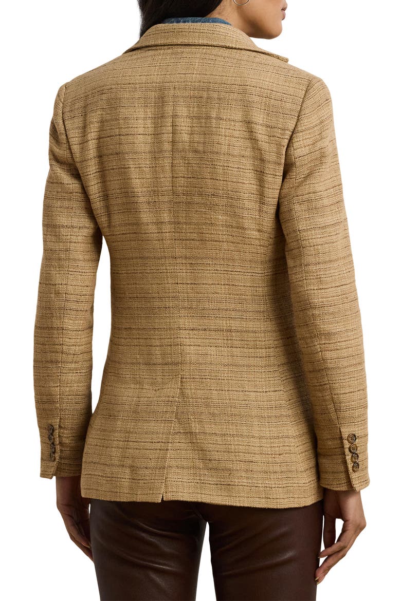 Tweed Blazer, Alternate, color, NEW TAN/ BROWN MULTI