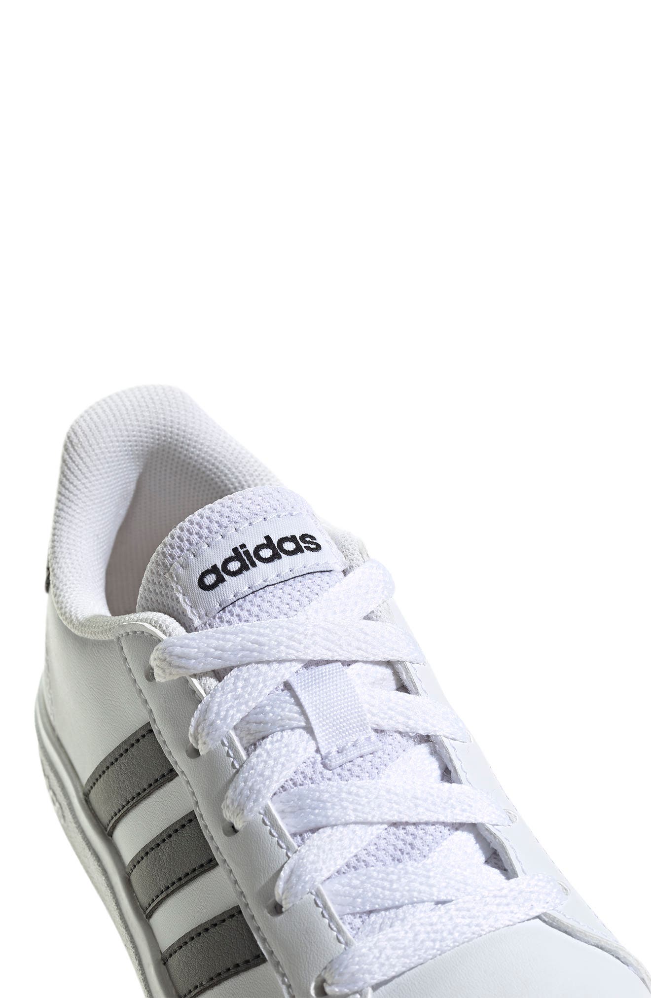adidas Grand Court 2.0 Sneaker, Alternate, color, Ftwr White/Core Black/Core Black