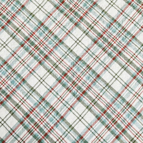 C & F Home C&f Home Edith Pinecone Cotton Quilt Set In White