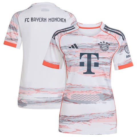Women's adidas White Bayern Munich 2025/26 Away Replica Jersey