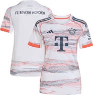 adidas Women's adidas White Bayern Munich 2025/26 Away Replica Jersey