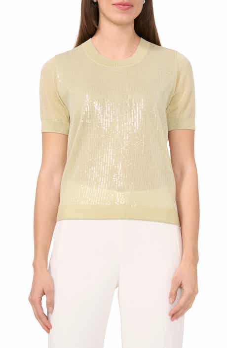 Halogen® Sequin Sweater