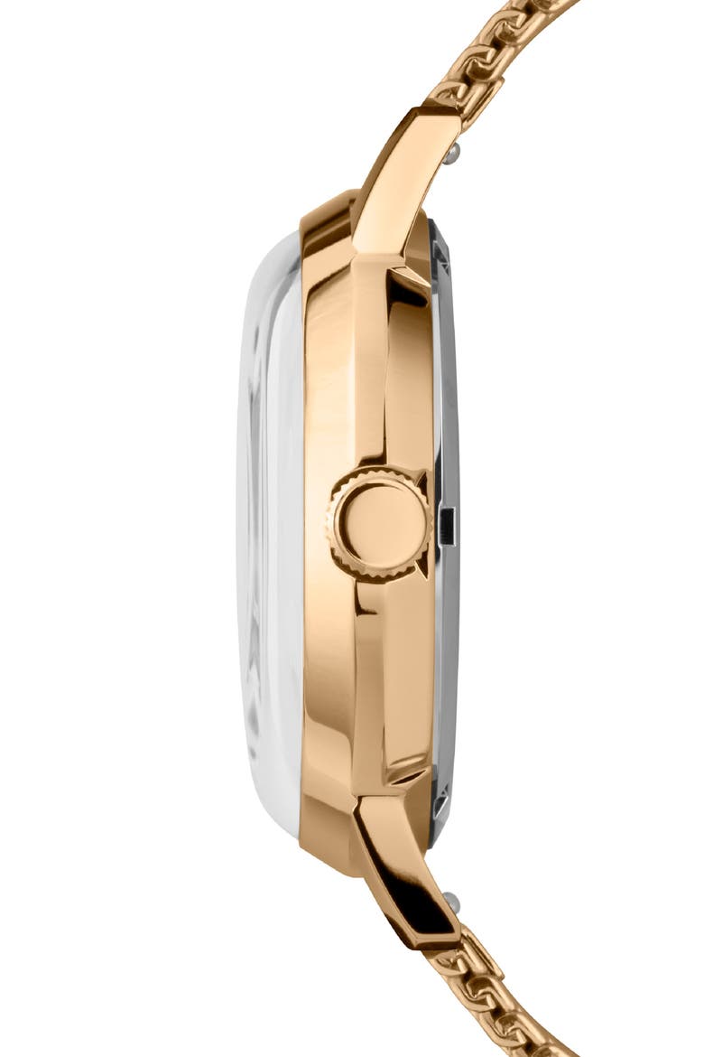 Marlin Mesh Strap Automatic Watch, 40mm, Alternate, color, GOLD/ SILVER/ GOLD