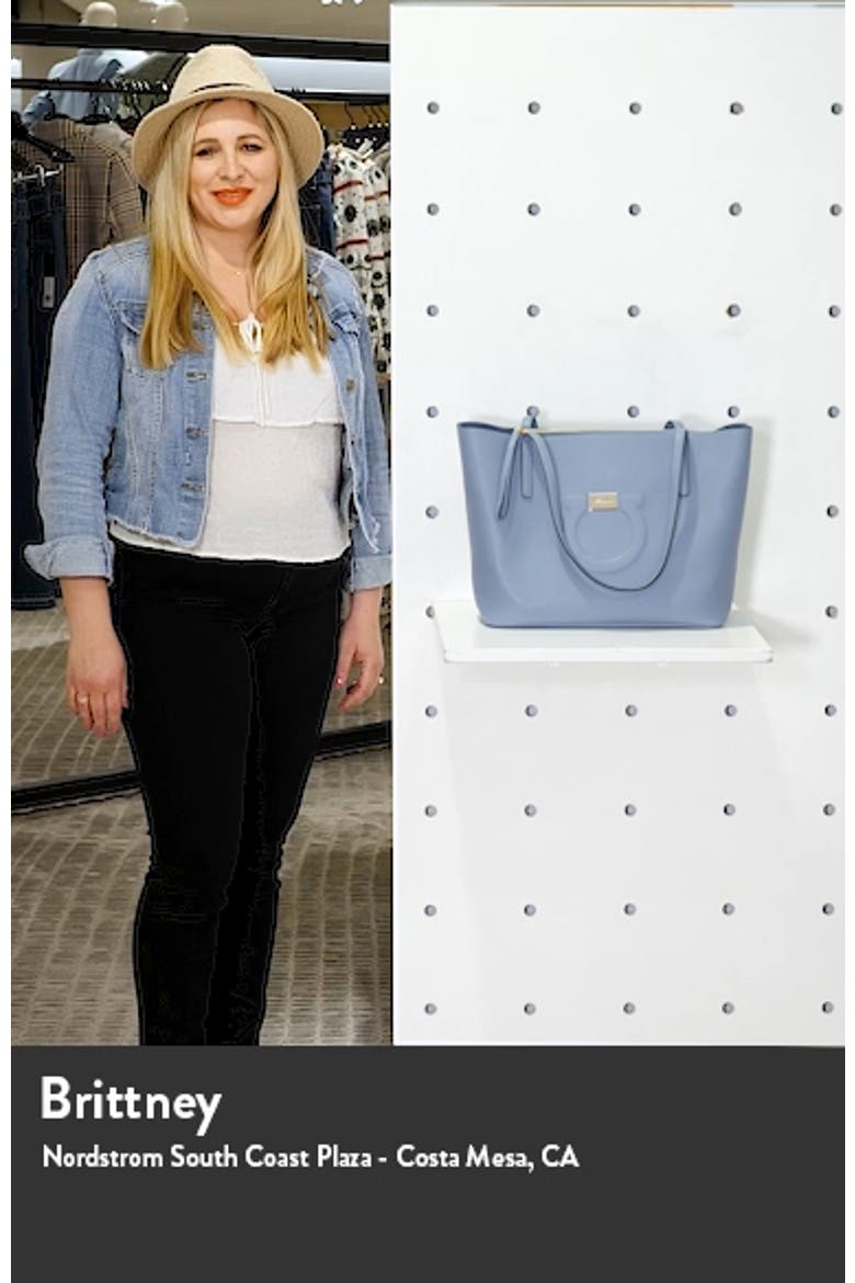 Salvatore Ferragamo City Quilted Gancio Leather Tote video