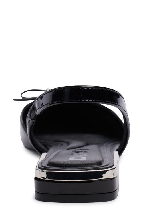 Dkny Mahaska Slingback Pointed Toe Flat In Black
