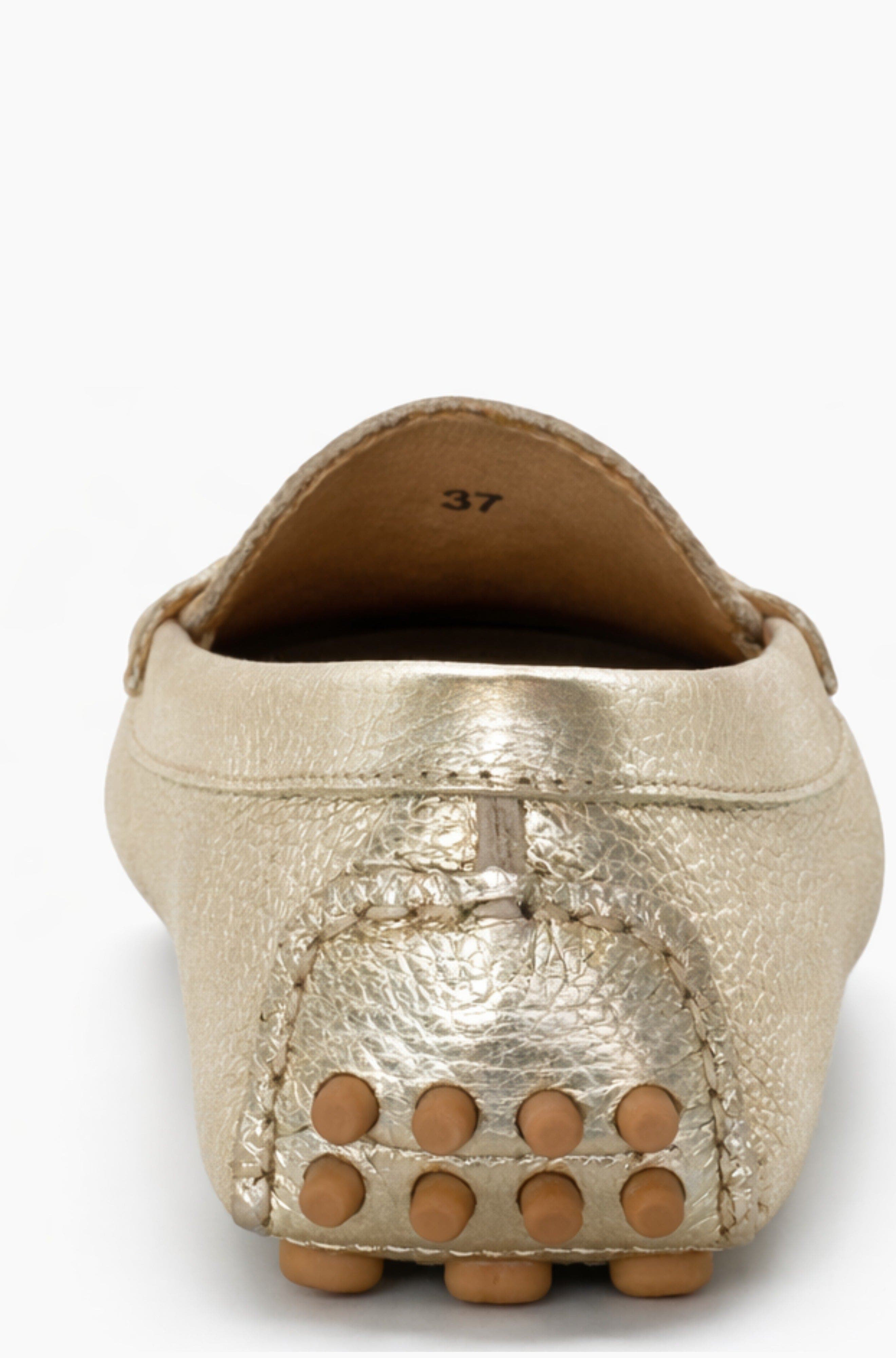 Menina Step Oporto Moccasin Loafer, Alternate, color, Gold