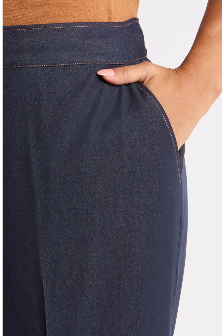 Wide Leg Pants, Alternate, color, DARK DENIM