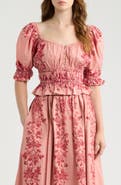 Cleobella Rebecca Puffed Sleeve Organic Cotton Top