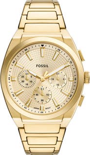 Fossil Everett Chronograph Bracelet Watch, 44mm