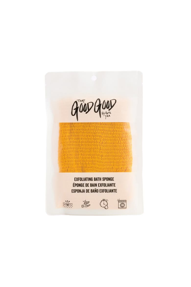 Exfoliating Sponge, Main, color, Yellow