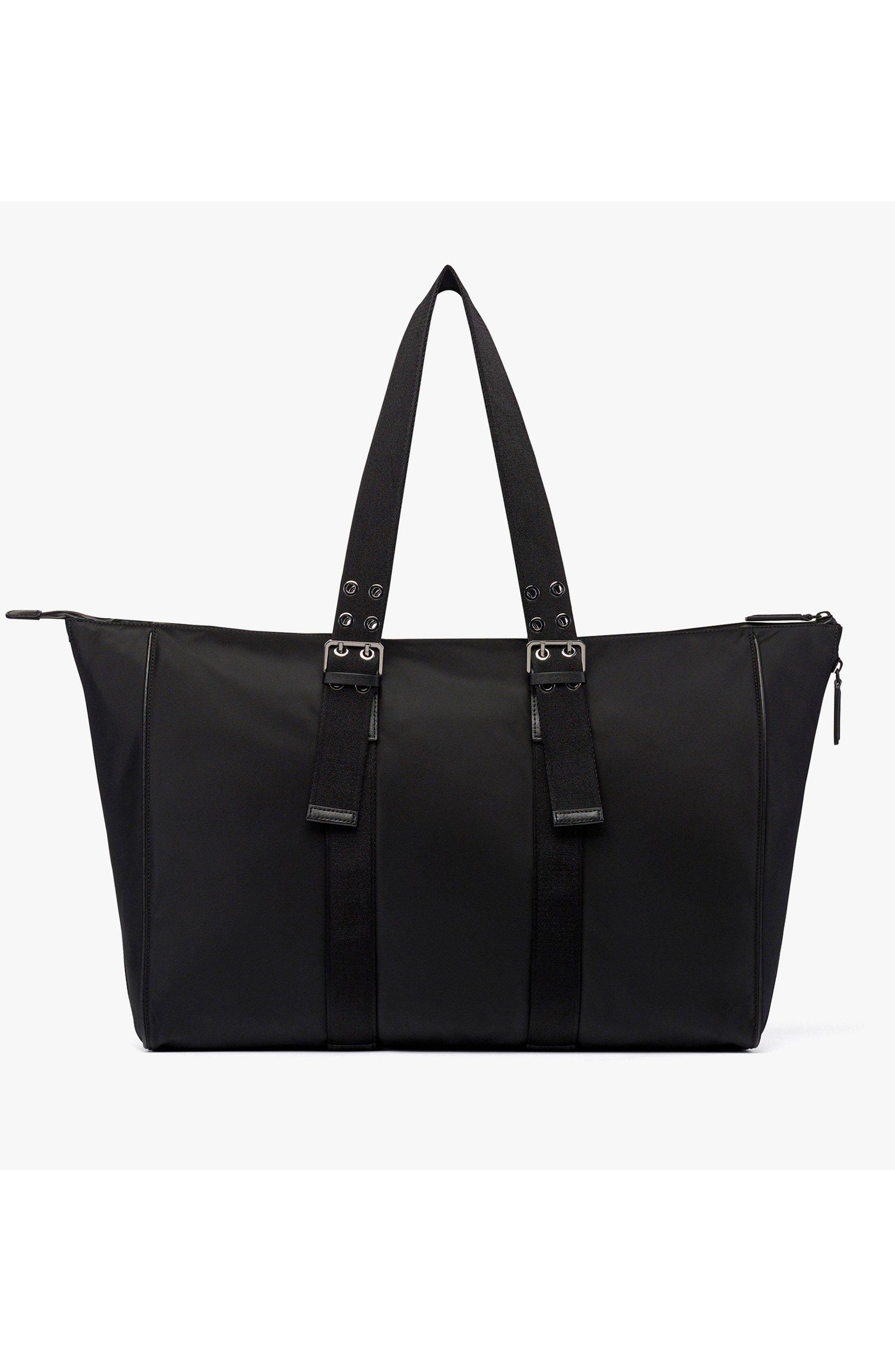 X-Large Aren Nova Tote in Monogram ECONYL®, Alternate, color, Black