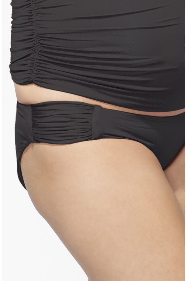 Ingrid & Isabel® Maternity Hipster Swim Bottoms, Alternate, color, GRAPHITE