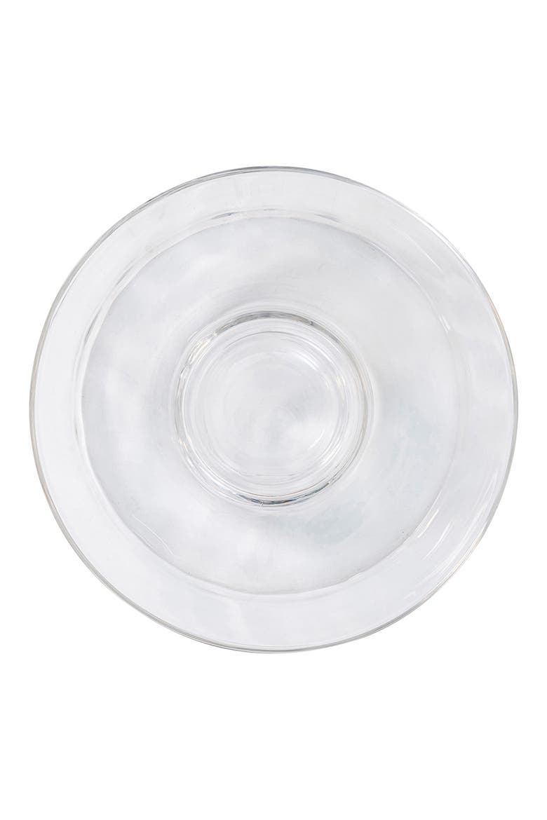 Puro Glass Chip & Dip Server, Alternate, color, CLEAR