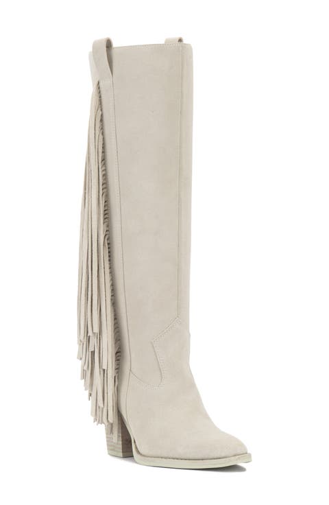 Pelia Fringe Knee High Boot (Women)