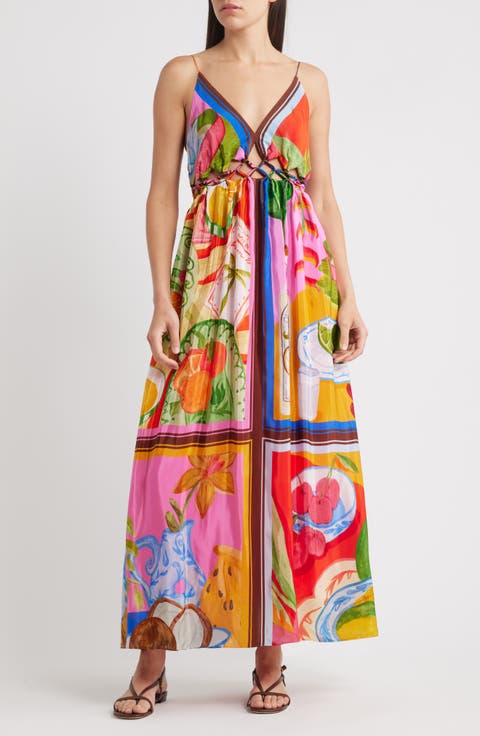 Summer Picnic Cutout Detail Dress