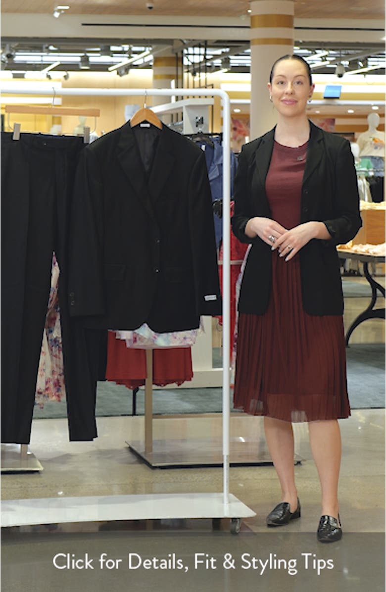 Hartford Classic Fit Stretch Wool Suit, sales video thumbnail