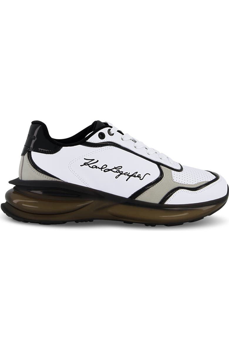 KARL LAGERFELD PARIS Logo Embroidered Runner Sneaker, Alternate, color,