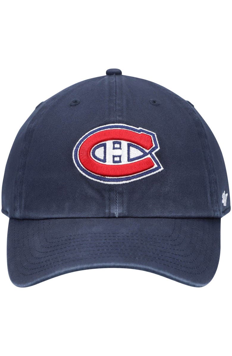'47 Men's '47 Navy Montreal Canadiens Team Clean Up Adjustable Hat, Alternate, color,