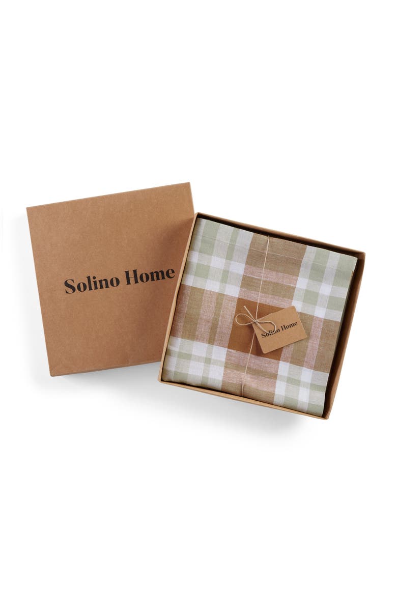 Solino Home Linen Tablecloth - Fall Harvest Plaid, Alternate, color, 