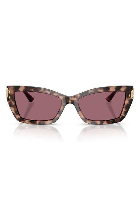 55mm Cat Eye Sunglasses