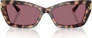 Jimmy Choo 55mm Cat Eye Sunglasses