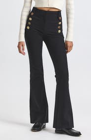 Derek Lam 10 Crosby Robertson High Waist Flare Sailor Pants
