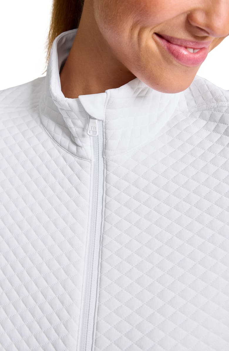 Tommy Bahama Aubrey Quilted Stretch Nylon Jacket, Alternate, color, White