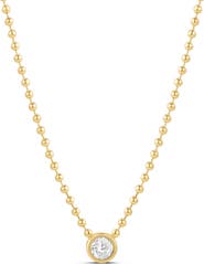 SHYMI Bezel Crystal Pendant Necklace