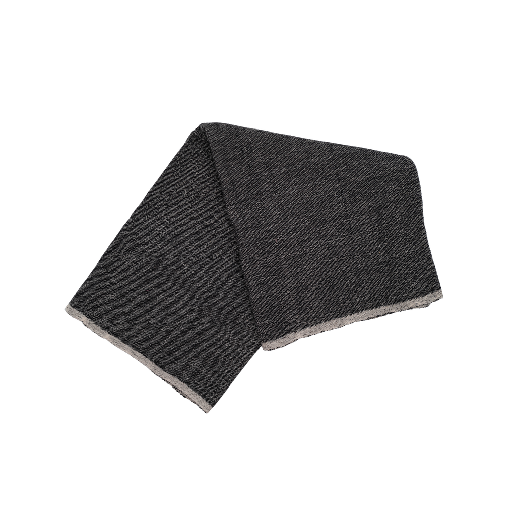 Kd Weave Towel In Black