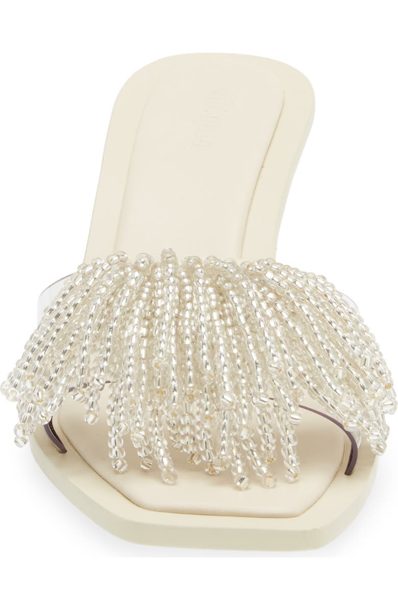Cult Gaia Uma Beaded Fringe Sandal, Alternate, color,