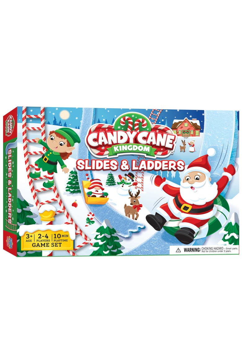 Candy Cane Kingdom Slides & Ladders Game, Main, color, Multicolor