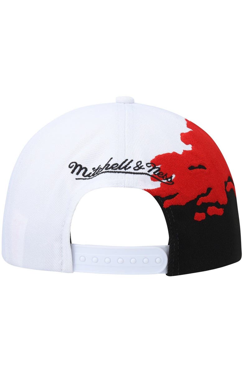 Mitchell & Ness Men's Mitchell & Ness Black/White UNLV Rebels Paintbrush Snapback Hat, Alternate, color, Black