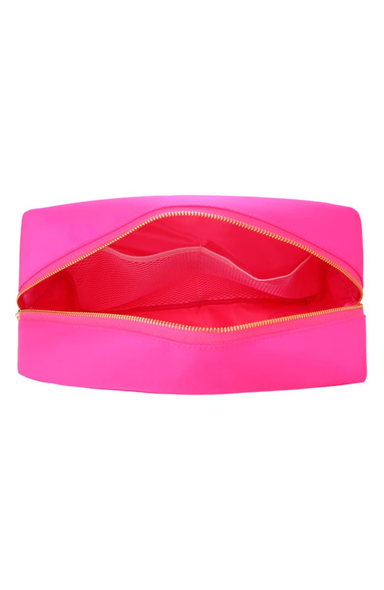 Bloc Bags XL Heart Patch Cosmetic Bag with Insert, Alternate, color, Hot Pink