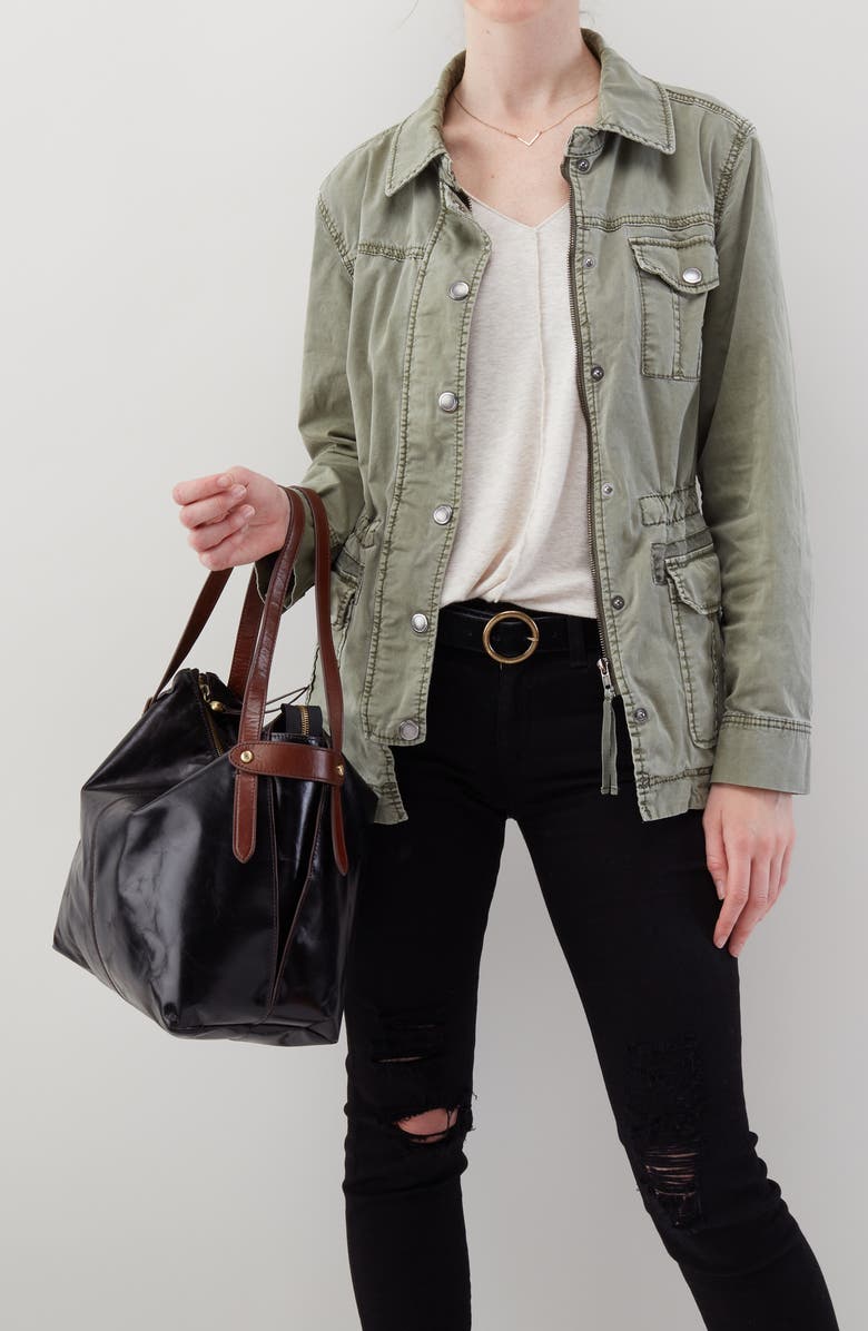 HOBO Elegy Leather Hobo Bag, Alternate, color,