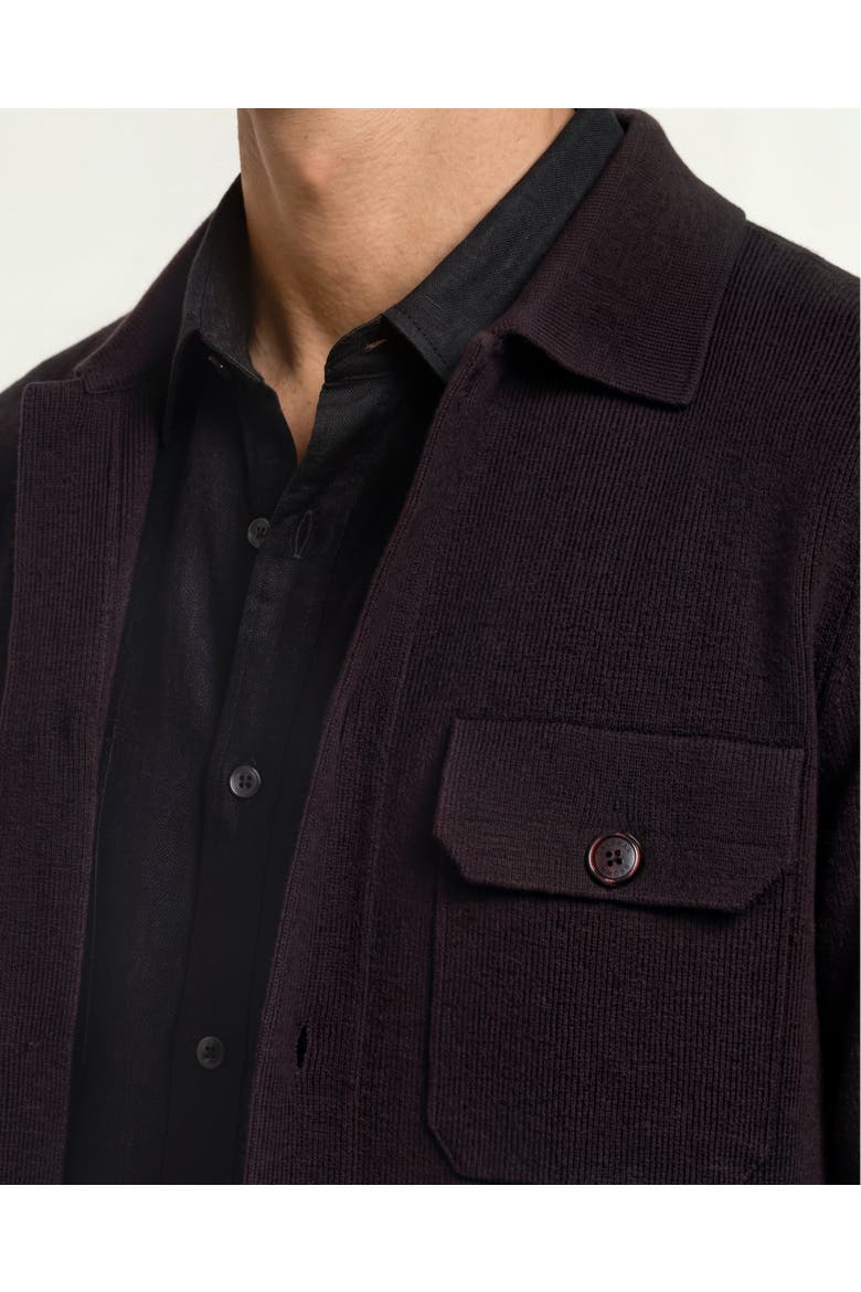 Brigg Merino Relaxed Merino Wool Jacket, Alternate, color, ESPRESSO