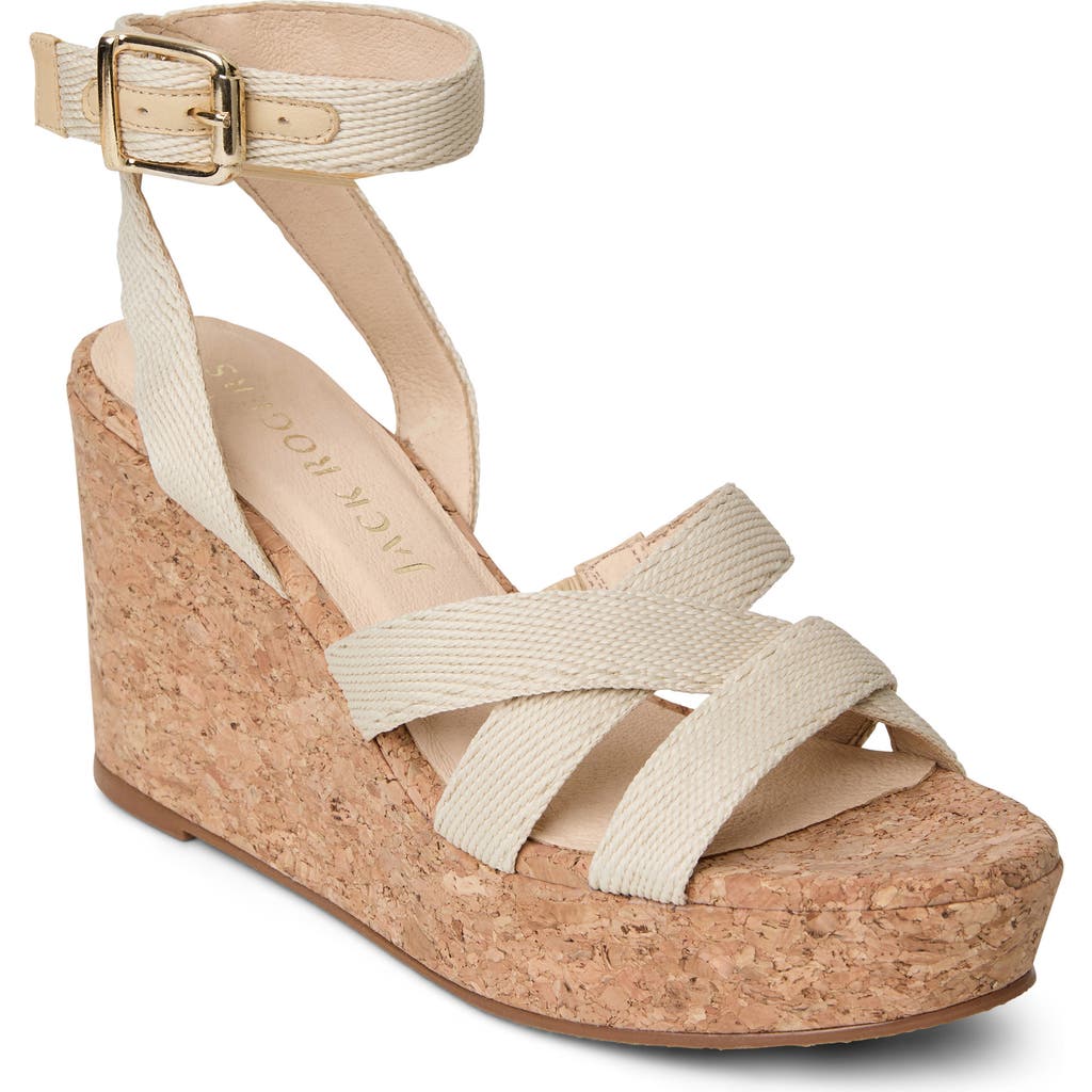 Jack Rogers Pippa Platform Wedge Sandal In Natural ModeSens